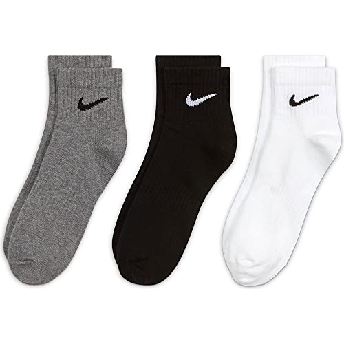 Sports Socks Nike Everyday Lightweight Grey 39-42 (Size: 38-42)
