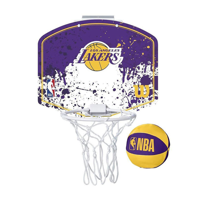 Wilson NBA Team Mini Hoop Tablero Lakers, Juventud Unisex