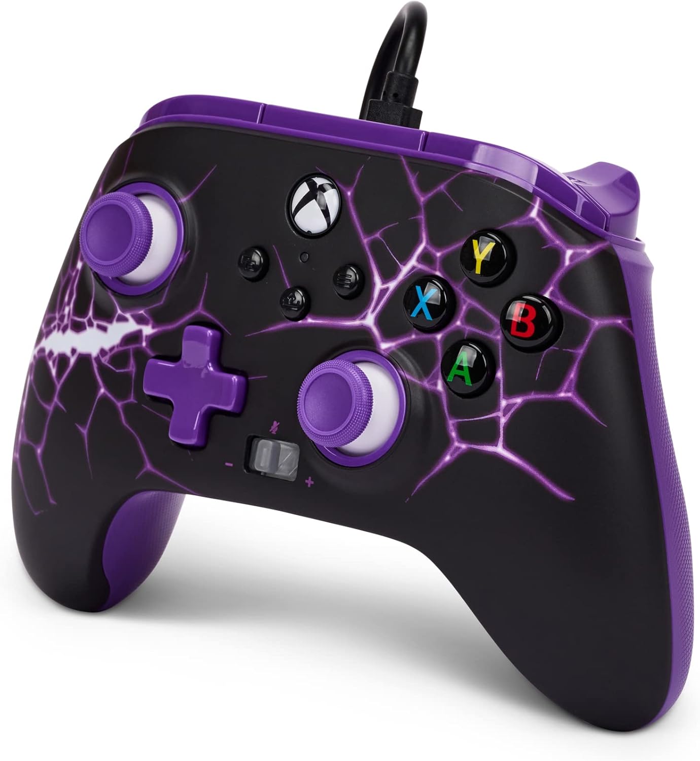 PowerA Enhanced Wired Controller for Xbox Series X|S - Purple Magma, gamepad, video game / gaming controller