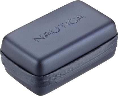 Nautica Women's Quartz Fitness Watch with Stainless Steel Strap, Grey, 20 (Model: NAD12548G