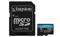 Micro Sd Memory Card With Adaptor Kingston Sdcg3/512Gb          Class 10 512 Gb Uhs-I