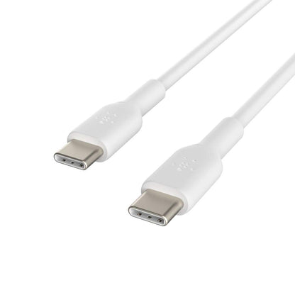 Belkin BoostCharge USB-C to USB-C fast charger cable, USB type C charger cable fast charging for iPhone 15, Samsung Galaxy S23, S22, Google Pixel, iPad, MacBook, Nintendo Switch and more - 2m
