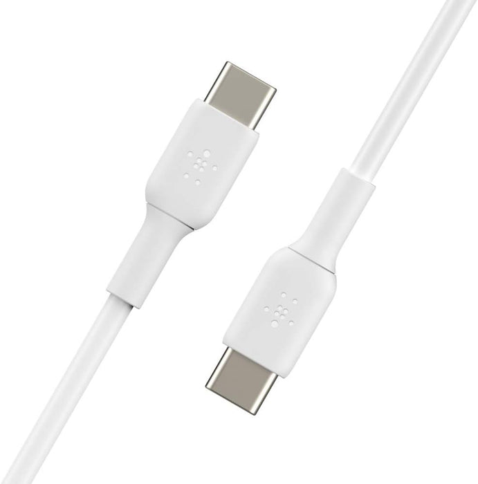 Belkin BoostCharge USB-C to USB-C fast charger cable, USB type C charger cable fast charging for iPhone 15, Samsung Galaxy S23, S22, Google Pixel, iPad, MacBook, Nintendo Switch and more - 2m