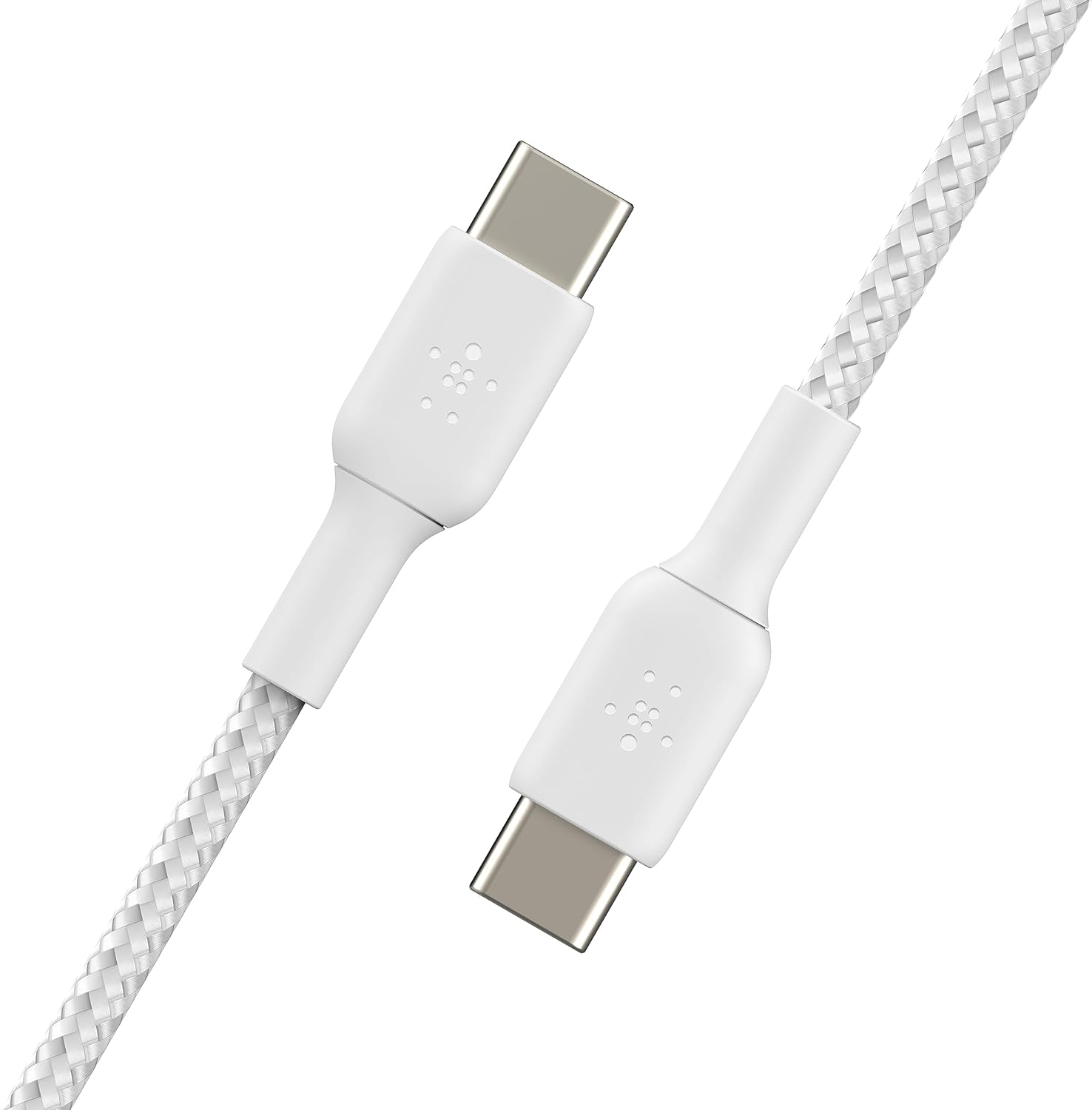 Belkin BoostCharge braided USB C to fast charger cable, USB type C charger cable fast charging for iPhone 15, Samsung Galaxy S23, Google Pixel, iPad, MacBook, Nintendo and more - 1m