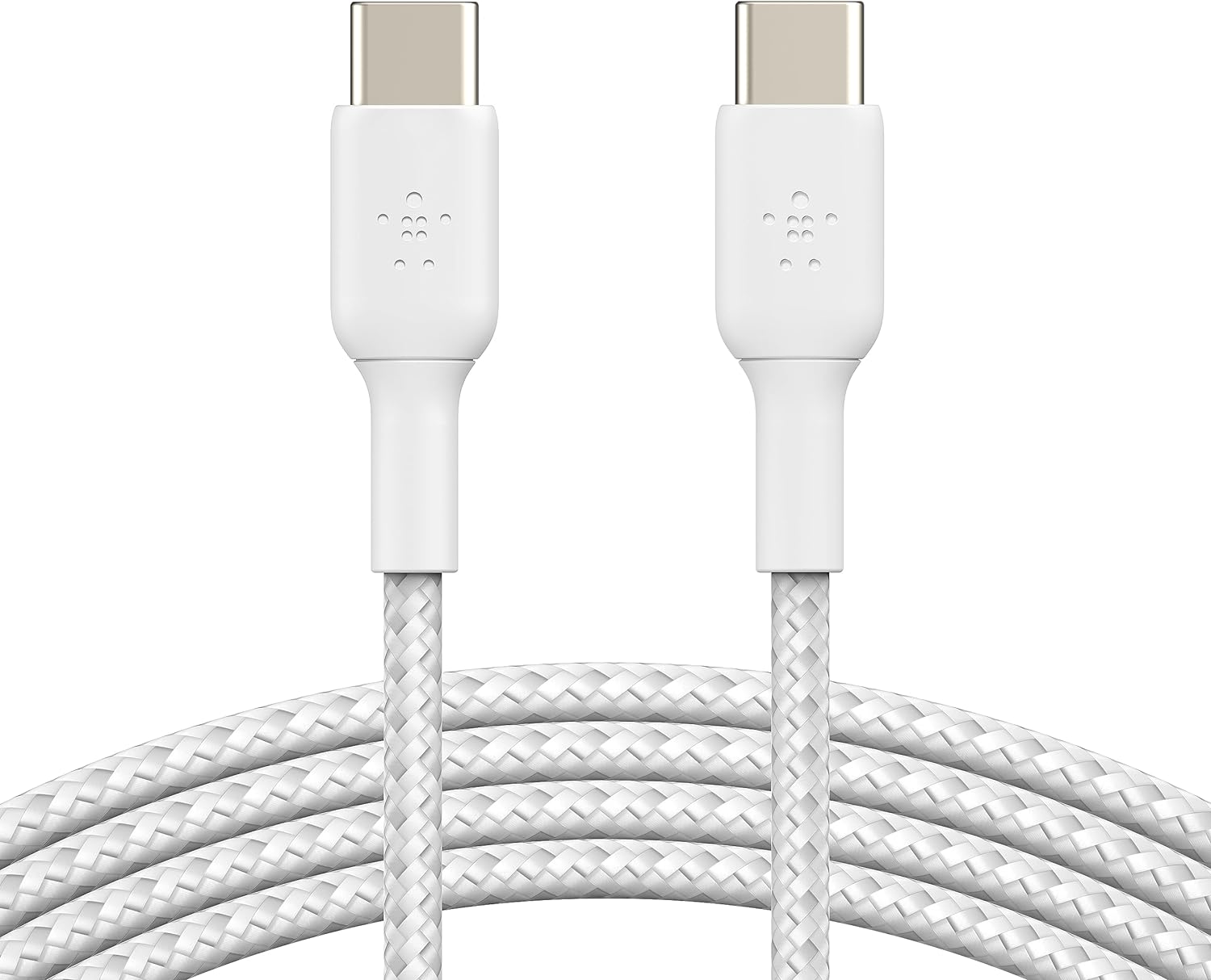 Belkin BoostCharge braided USB C to fast charger cable, USB type C charger cable fast charging for iPhone 15, Samsung Galaxy S23, Google Pixel, iPad, MacBook, Nintendo and more - 1m