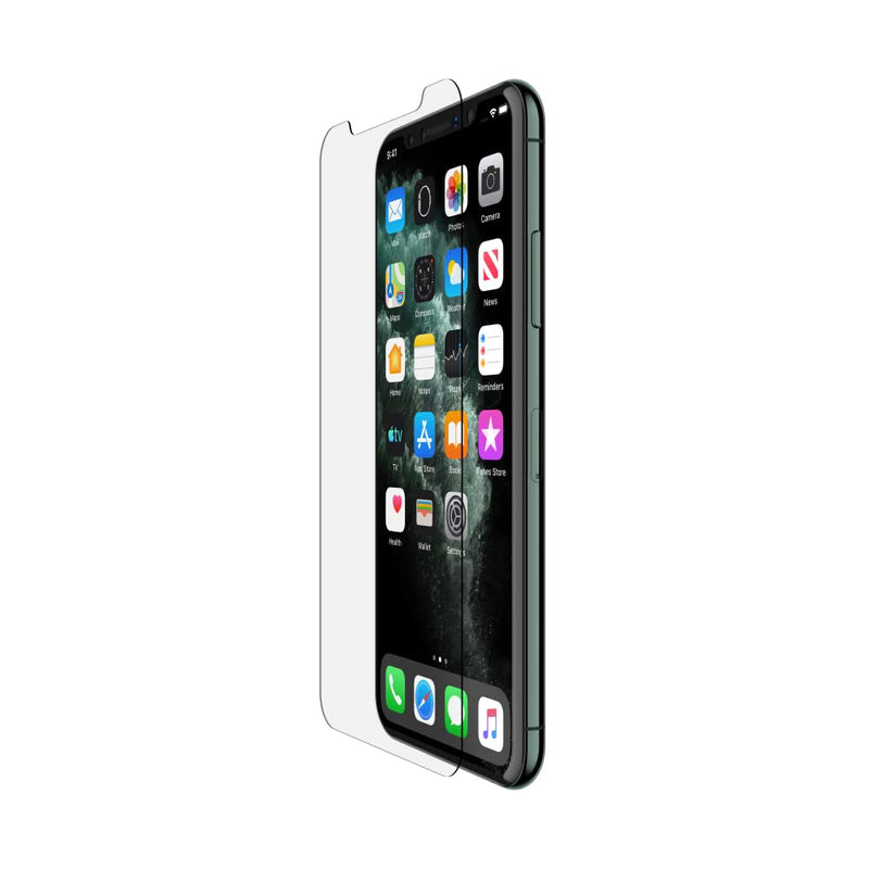 Belkin ScreenForce InvisiGlass Ultra Anti-Microbial Screen Protector for iPhone 11 Pro (iPhone 11 Pro Screen Protection, Reduces Bacteria on Screen up to 99%) Invisiglass Ultra iPhone 11 Pro / X / Xs