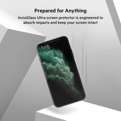 Belkin ScreenForce InvisiGlass Ultra Anti-Microbial Screen Protector for iPhone 11 Pro (iPhone 11 Pro Screen Protection, Reduces Bacteria on Screen up to 99%) Invisiglass Ultra iPhone 11 Pro / X / Xs