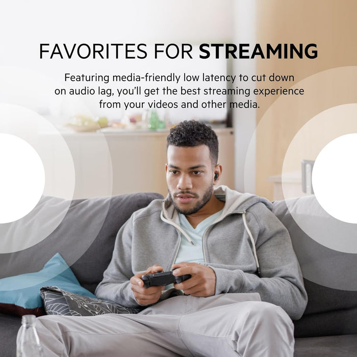 Belkin Wireless Earbuds, SoundForm Rise True Wireless Bluetooth 5.2 Earphones with Wireless Charging, IPX5 Sweat and Water Resistant, With Deep Bass for iPhone, Galaxy, Pixel and More