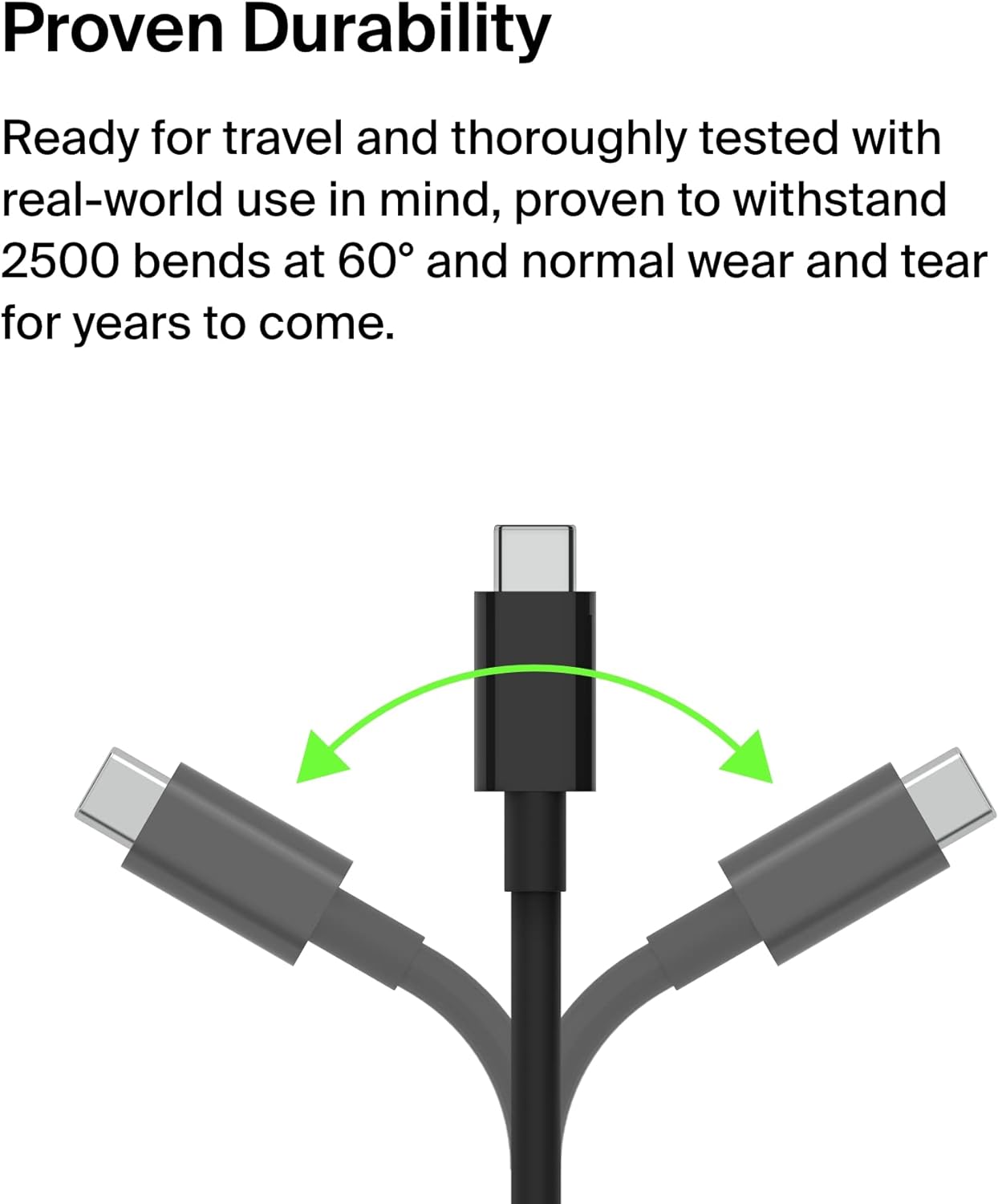 Belkin USB Type C to HDMI 2.1 Adapter, Tethered 4.33in Cable with 8K@60Hz, 4K@144Hz, HDR, HBR3, DSC, HDCP 2.2, USB-IF Certified for Chromebook, Macbook, iPad Pro and other USB C Devices