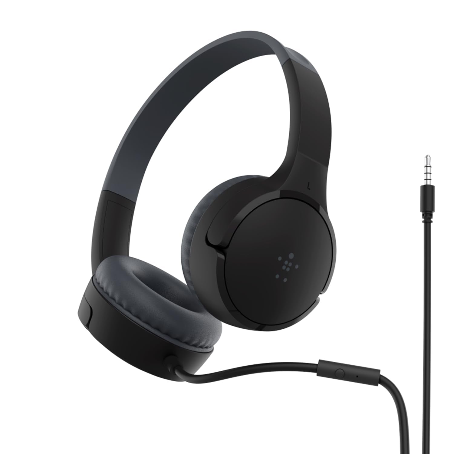 Belkin SoundForm Mini Wired On-Ear Headphones for Kids, Over-Ear Headset for Children with inline Microphone for Online Learning, School, Travel, Play, For 3.5mm Compatible Devices