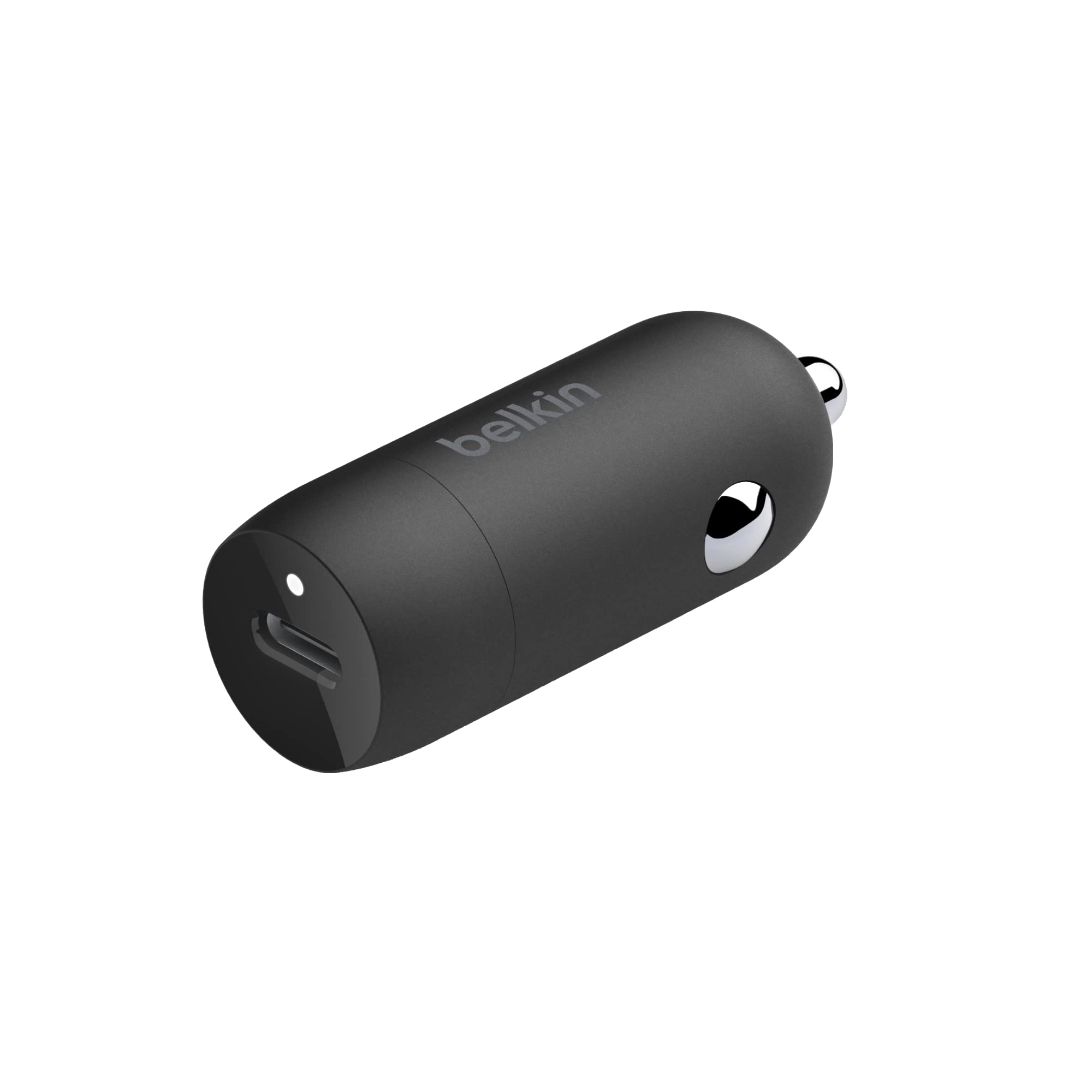 Belkin BoostCharge 30-W-Kfz-Schnellladegerät, Zigarettenanzünder USB, kompaktes Modell mit USB-C-Power Delivery-Anschluss, kompatibel mit iPhone 17,16, Galaxy S24, iPad, Google Pixel, iPad Pro, mehr