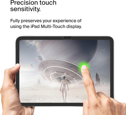 Belkin ScreenForce™ TemperedGlass Screen Protector for iPad 10th Generation with Apple Pencil Compatibility, Edge-to-Edge Fit, & Included Easy Align Tray for Flawless, Bubble Free Application
