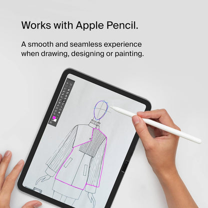 Belkin ScreenForce™ TemperedGlass Screen Protector for iPad 10th Generation with Apple Pencil Compatibility, Edge-to-Edge Fit, & Included Easy Align Tray for Flawless, Bubble Free Application