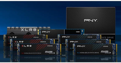 PNY CS2140 1TB M.2 NVMe Gen4 x4 Internal Solid State Drive (SSD), up to 3600MB/s - M280CS2140-1TB-RB