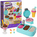 Kinetic Sand Scents, Ice Cream Treats Playset with 3 Colours of All-Natural Scented Sand and 6 Serving Tools
