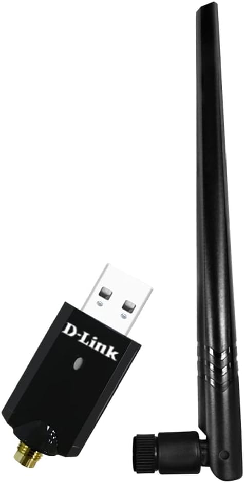D-Link DWA-185 AC1200 MU-MIMO Wi-Fi USB Adapter, Dual Band, USB 3.0, Detachable High-Gain Antenna, WPA3, Compatible with Windows, Mac and Linux, Ultra Portable.