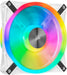 Corsair iCUE QL140 RGB, 140 mm RGB LED PWM Fan (34 Individually Addressable RGB LEDs, Speeds Up to 1,250 RPM, Low-Noise) Single Pack - White