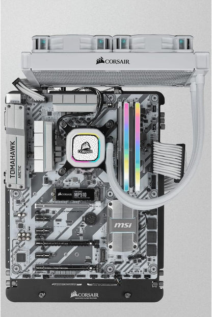 Corsair Vengeance RGB PRO SL 32GB (2x16GB) DDR4 3600MHz C18, Illuminated Desktop Memory Kit (10 Individually Addressable RGB LEDs, Wide Compatibility, Optimised for Bandwidth & Response Times) White 2 x 16 GB