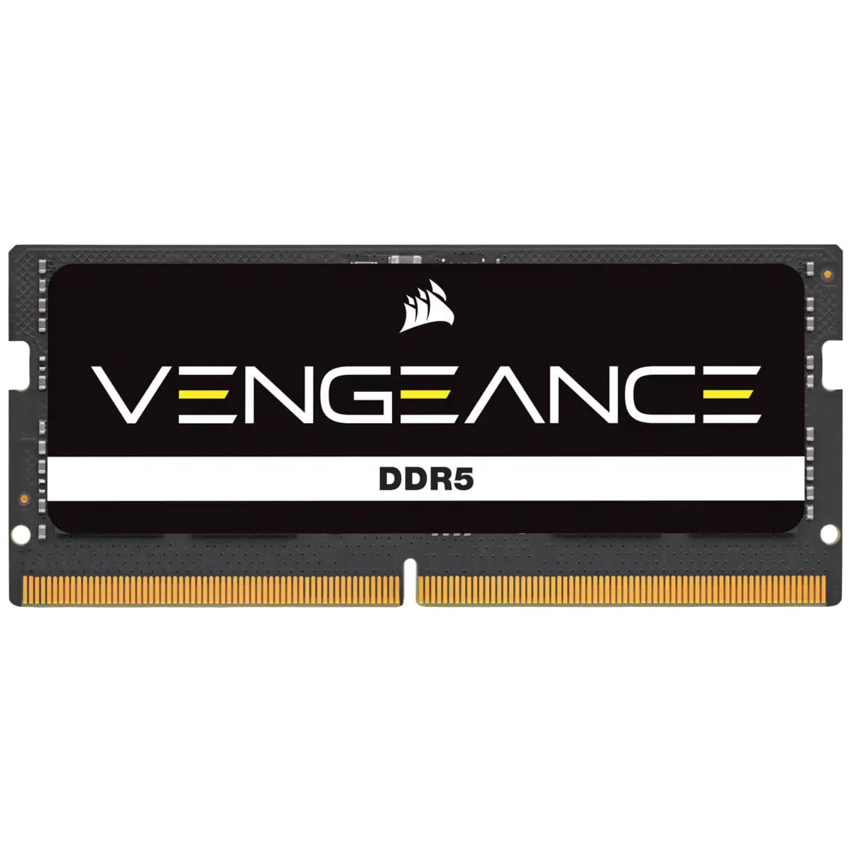 CORSAIR VENGEANCE SODIMM DDR5 RAM 16GB (1x16GB) 4800MHz CL40 Intel XMP iCUE Compatible Computer Memory - Black (CMSX16GX5M1A4800C40)