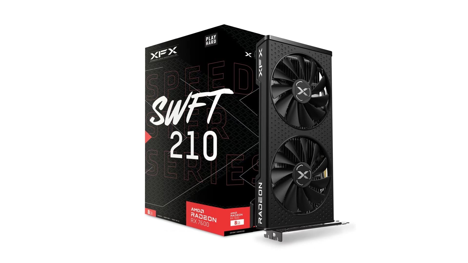 XFX Radeon RX 7600 Speedster SWFT210 Gaming 8GB RX 7600 SWFT