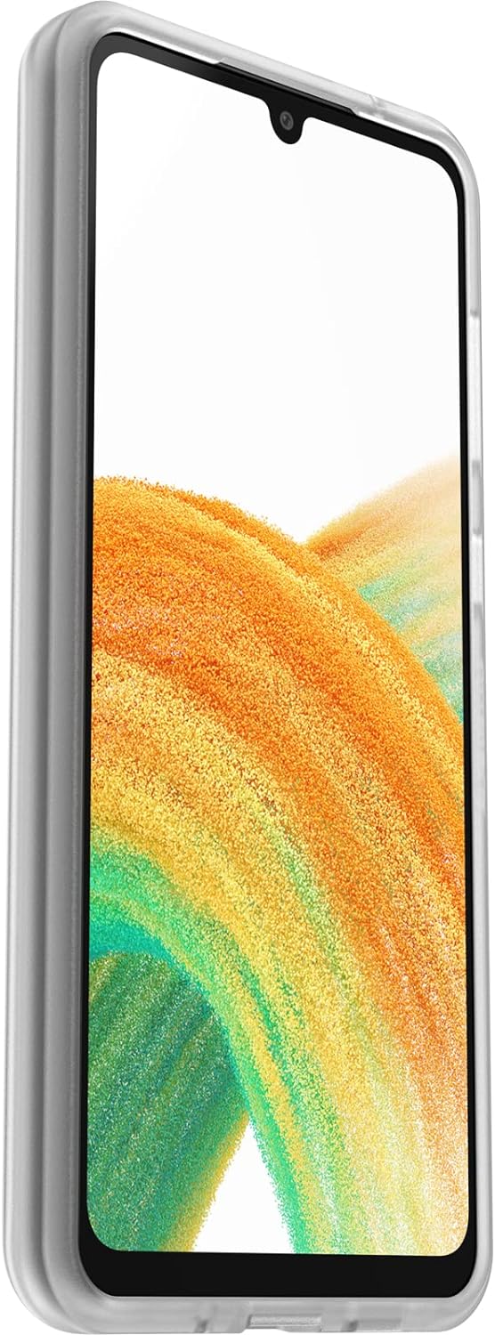 OtterBox Sleek Series Case for Samsung Galaxy A33 5G, Shockproof, Drop proof, Ultra-Slim, Protective Thin Case, Tested to Military Standard, Clear, No Retail Packaging Clear Galaxy A33 5G
