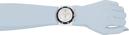 Glam Rock Women's GR62109 Miami Beach Silver Dial White Silicone Watch