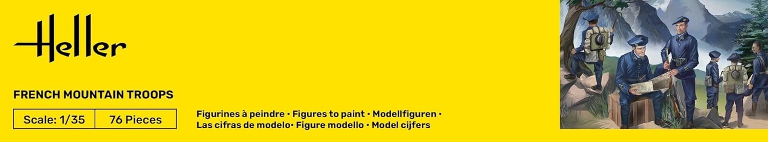 heller - 1/35 Starter Kit French Mountain Troops (6/23