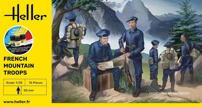 heller - 1/35 Starter Kit French Mountain Troops (6/23