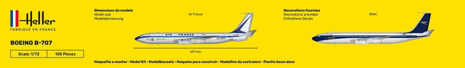Heller HEL80445 Other License Model Kit, Various