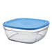 Duralex - Glass preservation container, Transparent, Blue, 23 cm