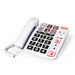 Landline For The Elderly Swiss Voice Xtra 1110 White