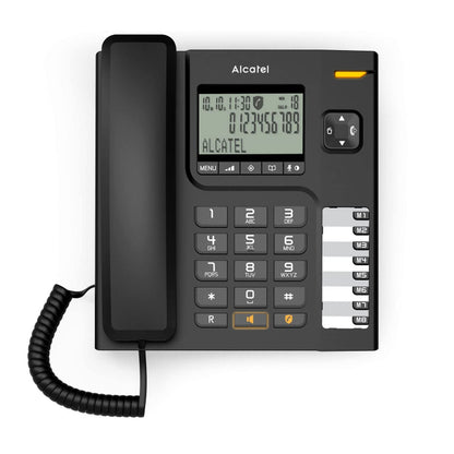 Corded Phones Brand ALCATEL Model TELEFONO OBREMESA T78 Black