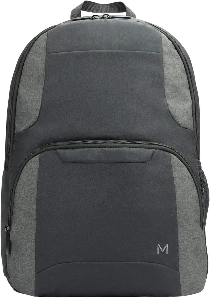 Mobilis - Mochila Compatible con Ordenador portátil o Tablet Negro y Gris