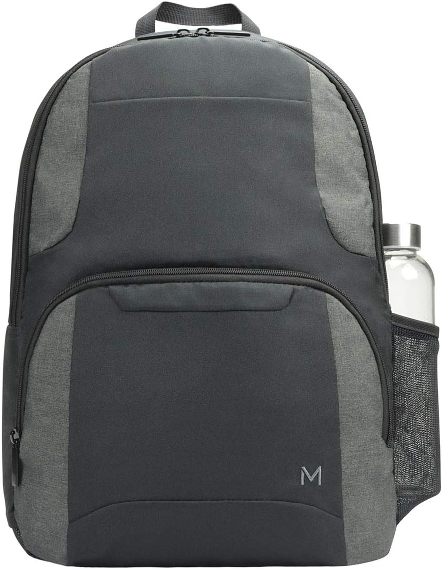 Mobilis - Mochila Compatible con Ordenador portátil o Tablet Negro y Gris