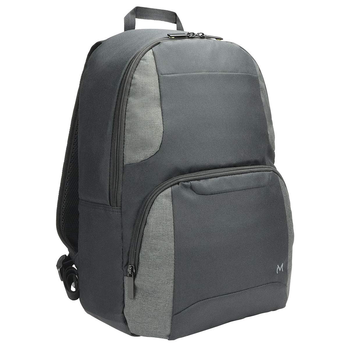 Mobilis - Mochila Compatible con Ordenador portátil o Tablet Negro y Gris