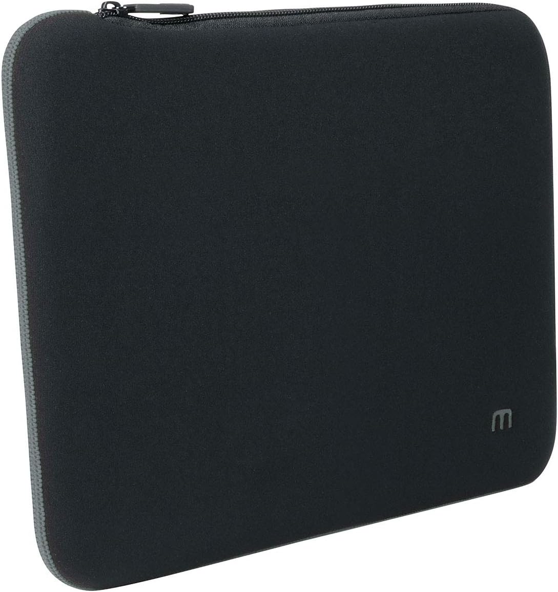 Mobilis Funda Neopreno para Ordenador Portátil 12.5-14'', Laptop Sleeve 14", Compatible MacBook Air/Pro 13.3", Negro/Gris