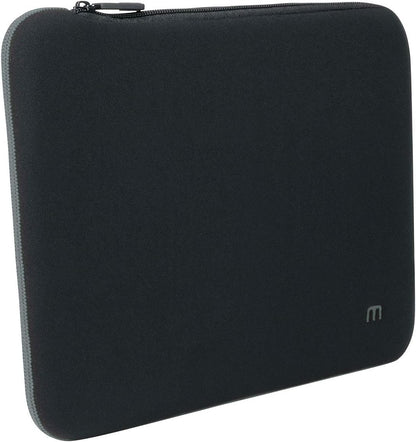 Mobilis Funda Neopreno para Ordenador Portátil 12.5-14'', Laptop Sleeve 14", Compatible MacBook Air/Pro 13.3", Negro/Gris