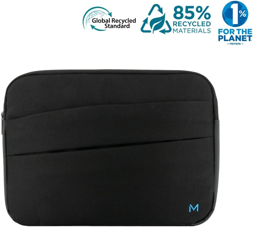 Mobilis - Mobility Re.Life Sleeve with Front Pocket 12.5-14 Inches - Black, black, standard size, Sleeve
