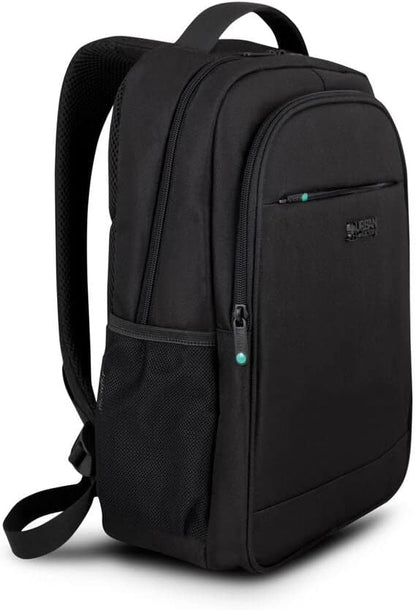 Urban Factory Dailee Backpack, up to 14.1" Multifunctional Business Computer Laptop Backpack Unisex Spacious Laptop Backpack for Women & Men, Universal Nylon Backpack for Notebook, Black (DBC14UF