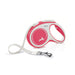 Flexi New Comfort Tape Grey & Red Medium 5m Retractable Dog Leash/Lead for dogs up to 25kgs/55lbs