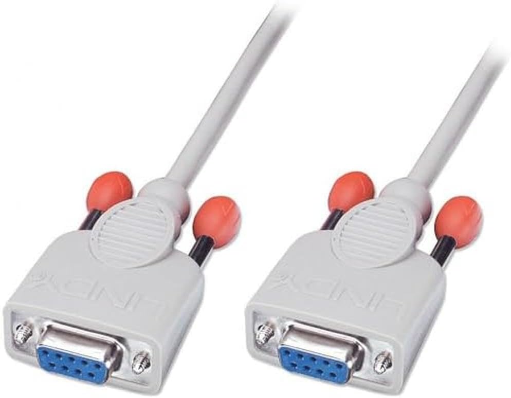 Lindy Serial Null Modem/Data Transfer Cable (9DF/9DF), 2m (31573