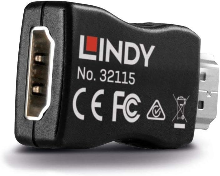 LINDY 32115 HDMI 2.0 EDID Emulator, Multicolour, One size