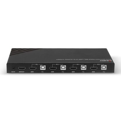 4 Port HDMI 18G, USB 2.0 & Audio KVM Switch