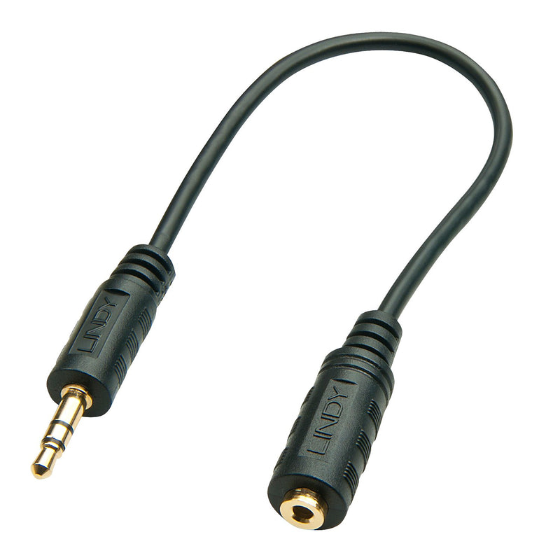 3.5 Mm Male Or Female Jack Adaptor Lindy 35699