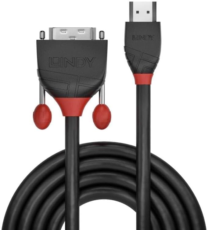 LINDY 36275 10 m HDMI to DVI Cable Line - Black