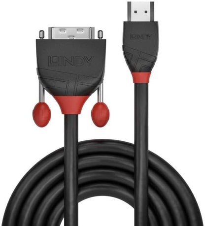 LINDY 36275 10 m HDMI to DVI Cable Line - Black