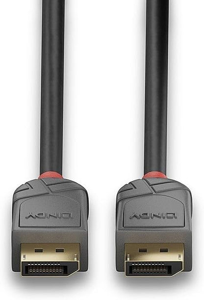 LINDY 36487 15 m DisplayPort 1.1 cable, anthracite line