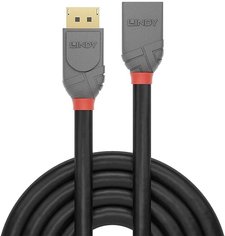 LINDY 3m DisplayPort Anthra Line Extension Cable
