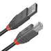 Lindy 0.2m USB 2.0 Printer Cable, USB-A to USB-B Cable ,Scanner and Printer cable for HP, Canon, Dell, Epson, Brother, Electric Piano, Anthra line