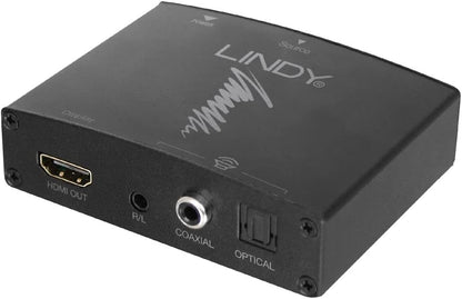 LINDY Audio Extractor HDMI mit Bypass 4K optisch u